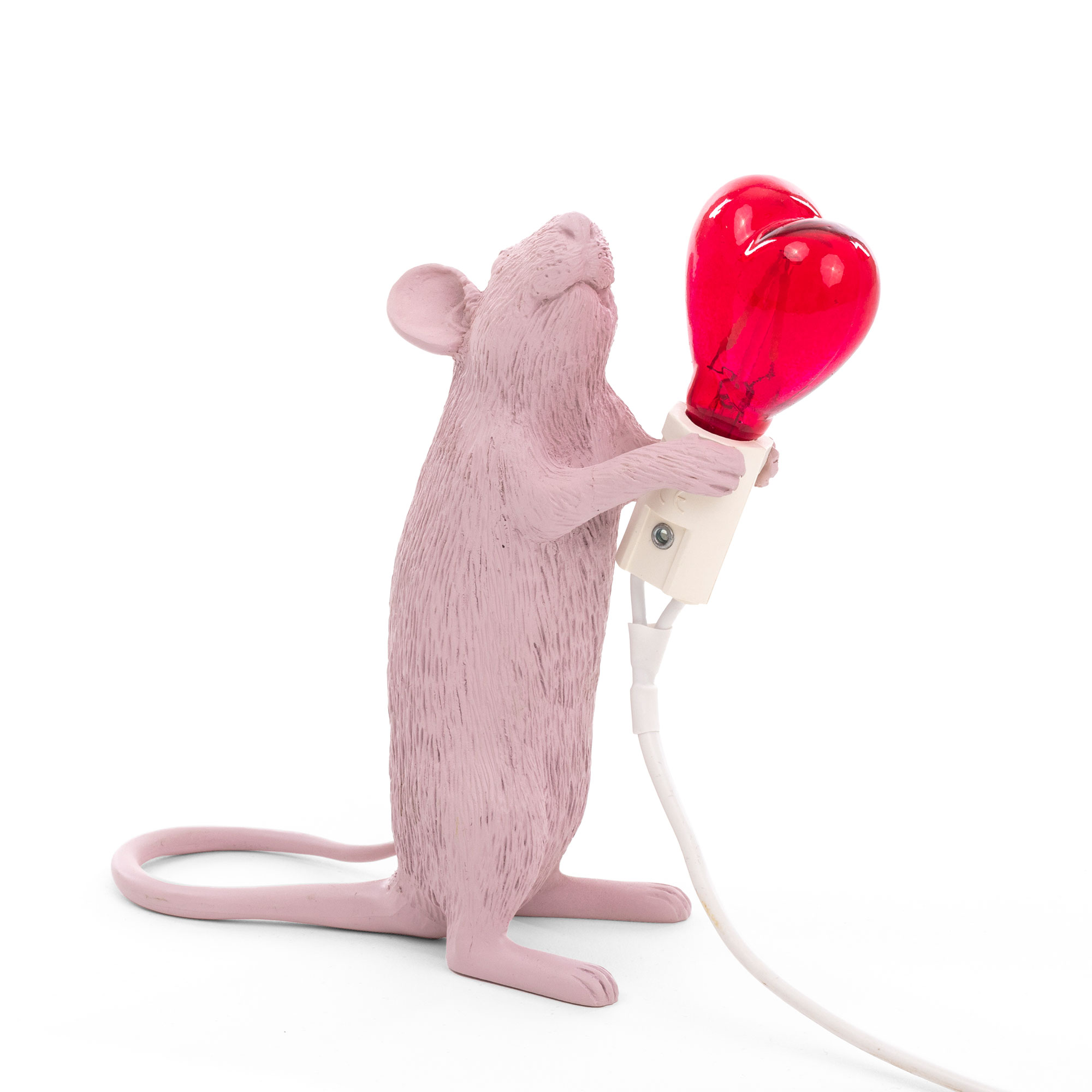 Seletti Tischleuchte Mouse Lamp Love Edition